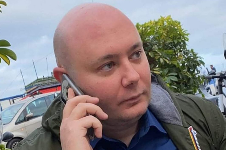 Maurizio Stabile al lavoro